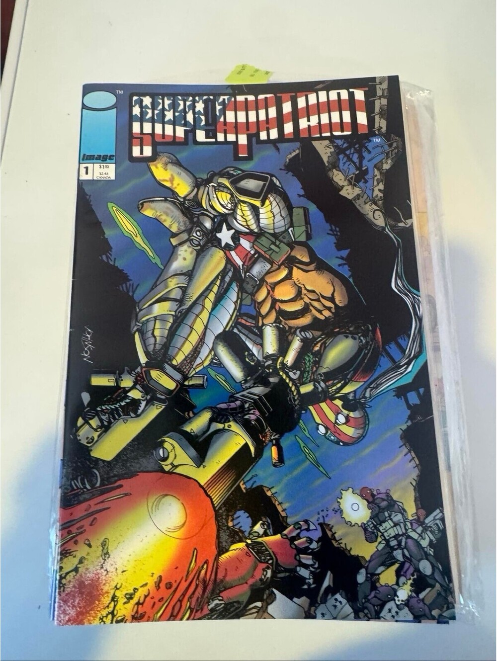 SuperPatriot #1 Image Comics 1993 Erik Larsen 1st Issue Vintage Comic Book